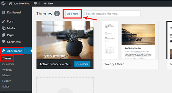14 Install A WordPress Theme