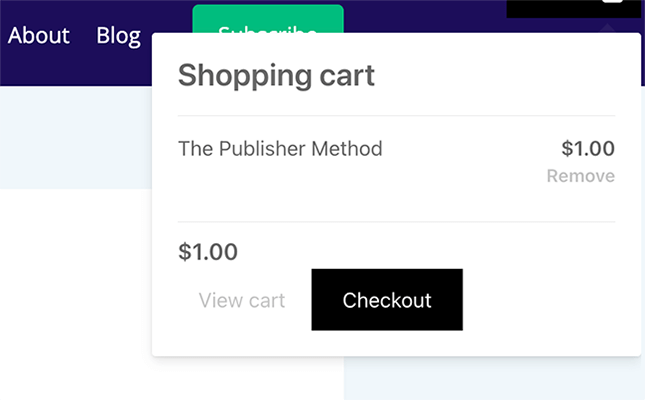 14 Step 5 - Checkout