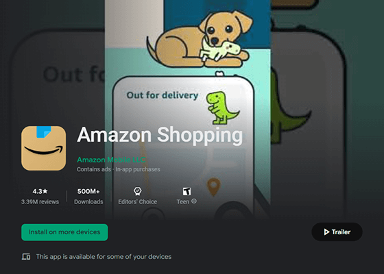 14b amazon shopping google play