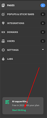 15 AI copywriting - Start writing