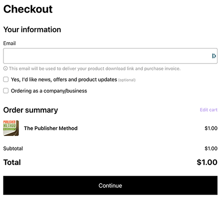 15 Step 5 - Order summary