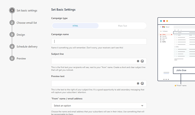 16 email campaigns regular