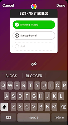 16 quiz stickers to increase engagement