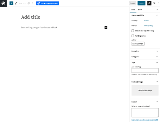 20 Gutenberg New Post Layout