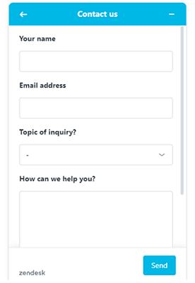 20 Support - contact us