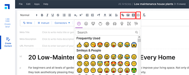 21 content editor add links images