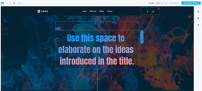 23 website builder template