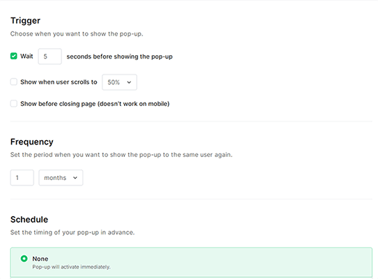 25 forms show before closing page