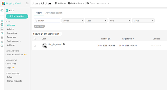 26 user management sidebar