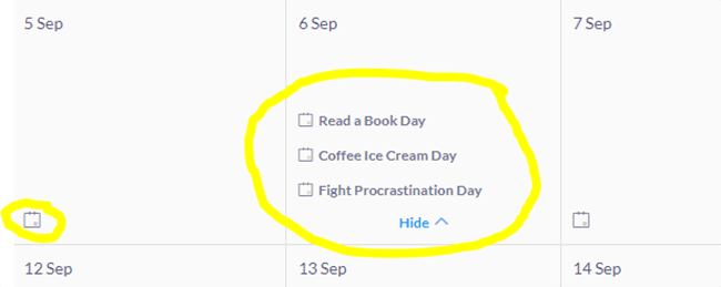 27 content calendar holidays