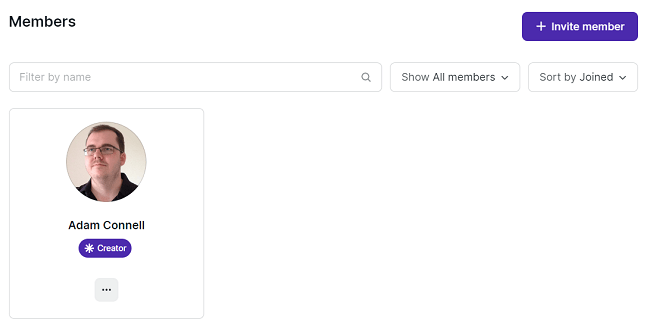 27 Paid communities - Members tab