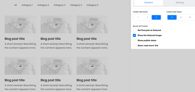 32 blogging page settings