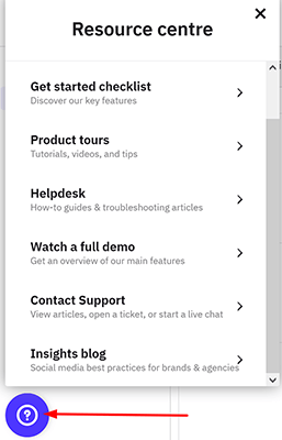 32 resource center question button