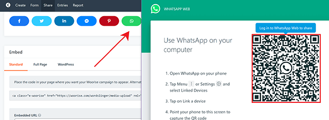 33 sharing options qr code