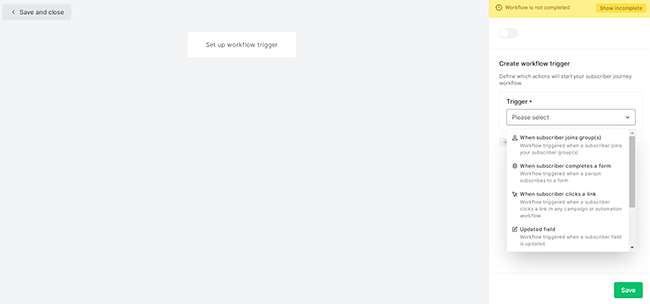 36 automation trigger