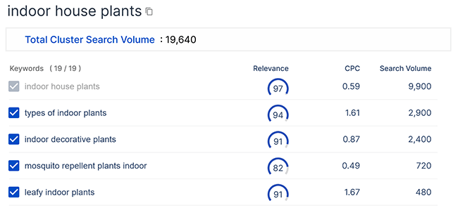 40 keyword planner create an article
