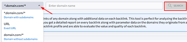 45 backlink checker search