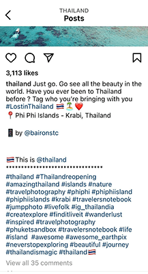 7 Include popular hashtags