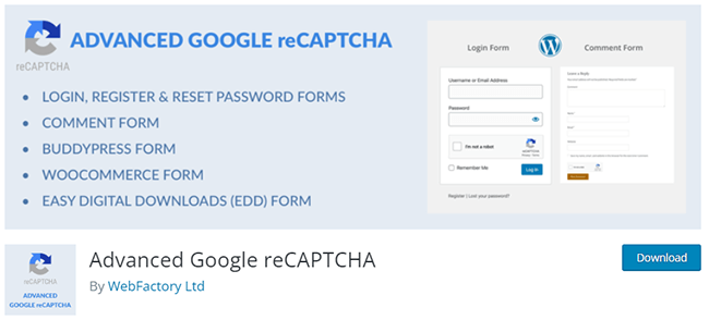 advanced google recaptcha
