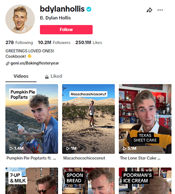 b dylan hollis tiktok