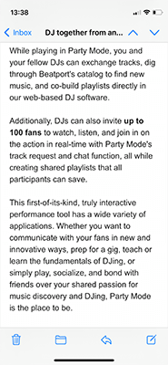 beatport make your message responsive 2