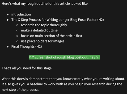 blog post placeholder for image