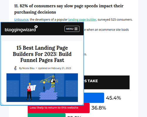blogging wizard internal link