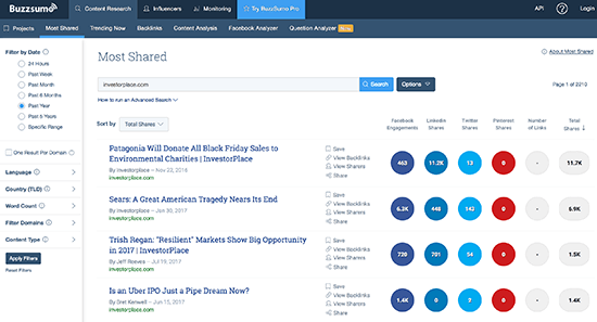 Buzzsumo 1