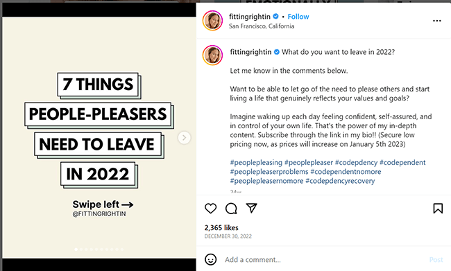 carousels on instagram post