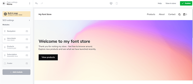 change branding and design