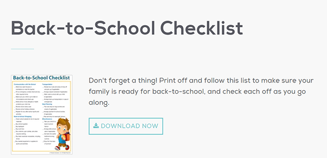 checklist familyeducation