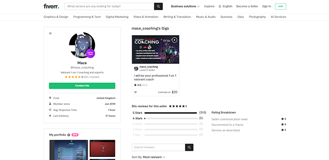 coach new players fiverr