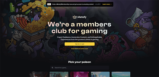 coach new players metafy