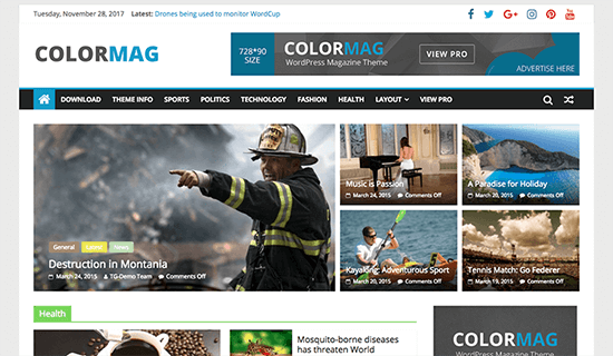 ColorMag Theme