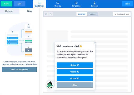 ConvertBox - form segmentation templates
