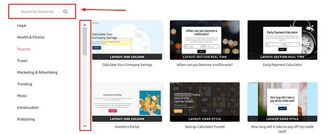 customizable templates mobile mode