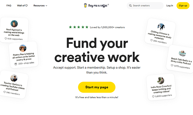 donations buy me a coffee