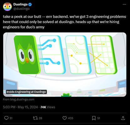 duolingo twitter link post