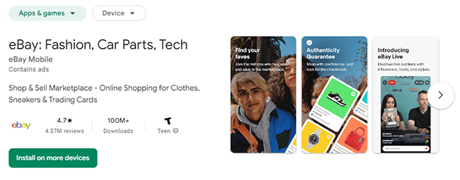 ebay google play
