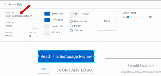 Edit Individual Widgets