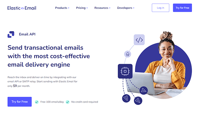 Elastic Email Transactional Email