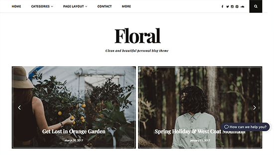 Floral Lite Theme