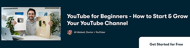 free class youtube for beginners