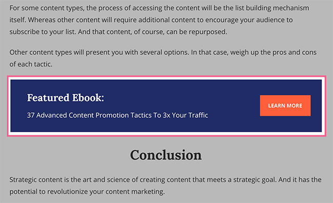 Funnel Overload offering a single lead magnet