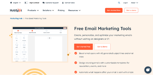HubSpot for email