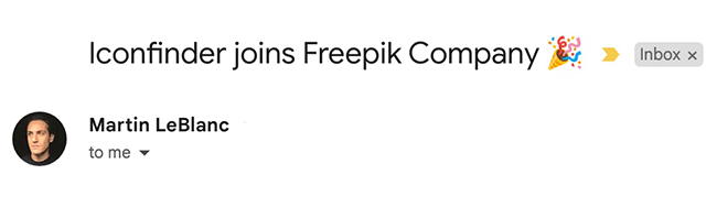 iconfinder joins freepik example