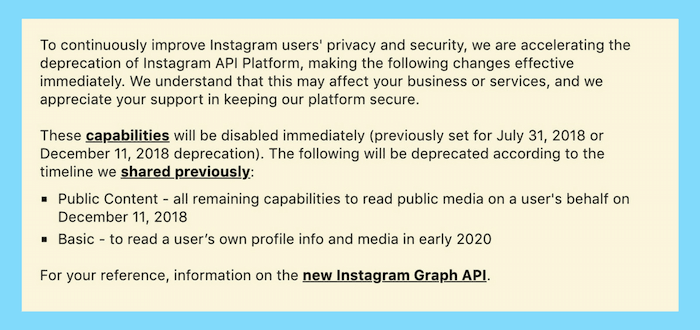 Instagram api
