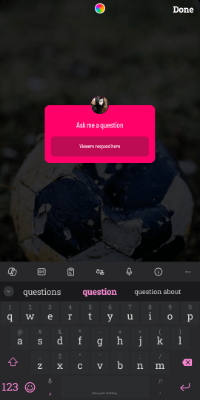 instagram questions sticker
