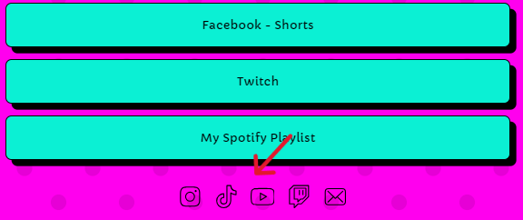kallmekris linktree social media buttons