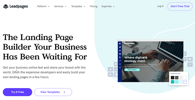 Leadpages Landing Page